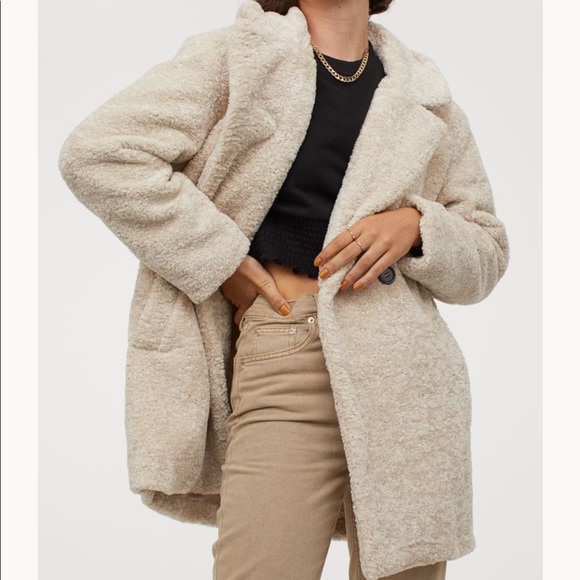sanctuary teddy bear faux shearling coat